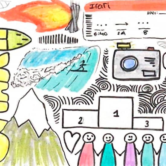 Cartaz oficial do evento Taller Acuarela Meditativa y Vision Board