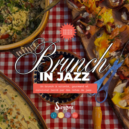 Cartaz oficial do evento Brunch Musical en Presqu'île Lyonnaise chez Mademoiselle Simone