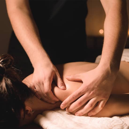 Cartaz oficial do evento Masaje Balsámico