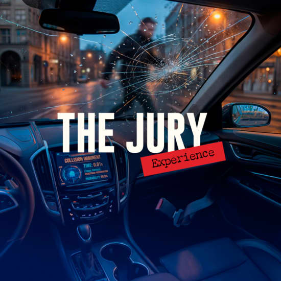 Official cover of the event The Jury Experience – Muerte por IA: ¿quién paga el precio?