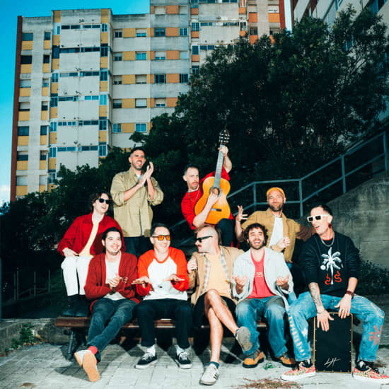 Cartel oficial del evento La Pegatina en Madrid | Viernes