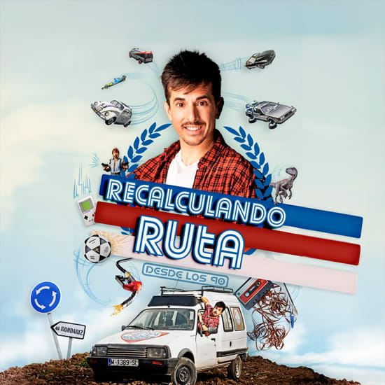 Cartel oficial del evento Recalculando Ruta - Leganés