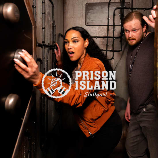 Cartel oficial del evento Prison Island Stuttgart