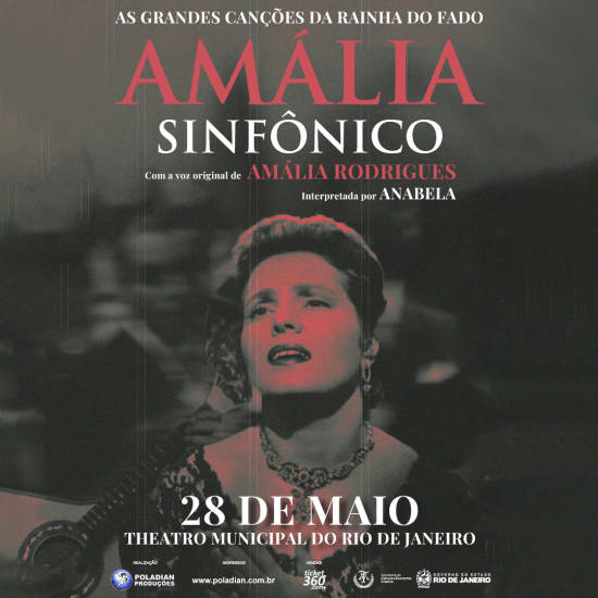Official cover of the event Amalia Rodrigues Sinfonico - As Melhores Canções da Rainha do Fado