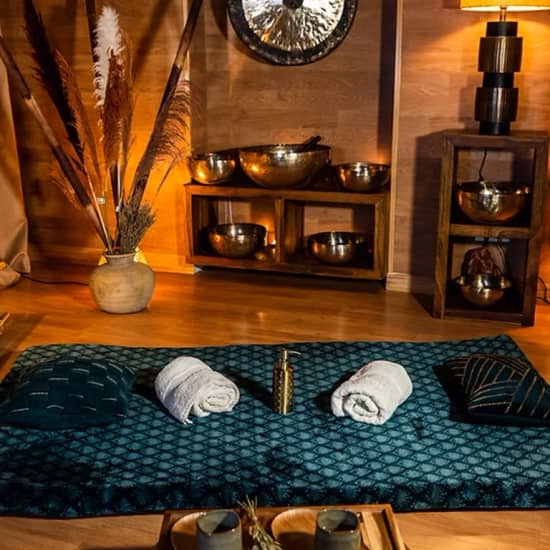 Cartaz oficial do evento Técnica Tierra índigo