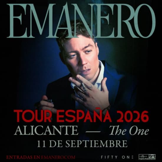 EMANERO TOUR 2026 en Alicante (Sala The One)