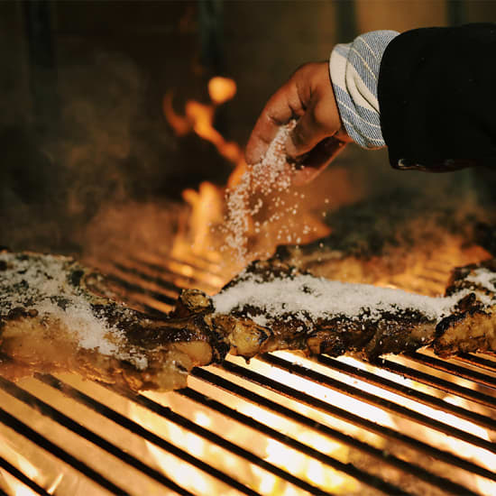 Cartel oficial del evento Menú Hamaiketako, el almuerzo vasco en Sagardi Muntaner
