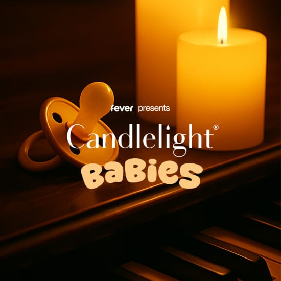 Cartel oficial del evento Candlelight Babies: Sons clássicos para estimular pequenas mentes