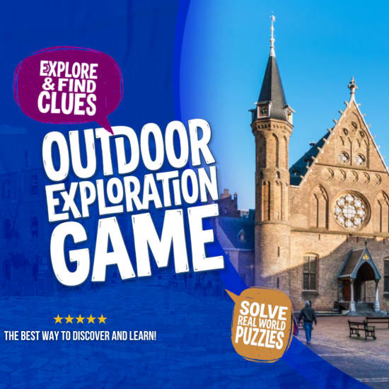 Cartel oficial del evento Stadsexploratiespel Den Haag