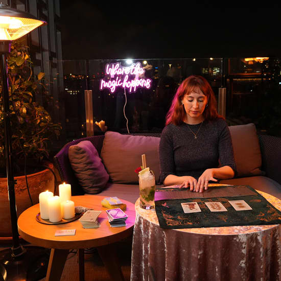 Copertina ufficiale dell'evento Tarot & Cocktails en Eleven Rooftop