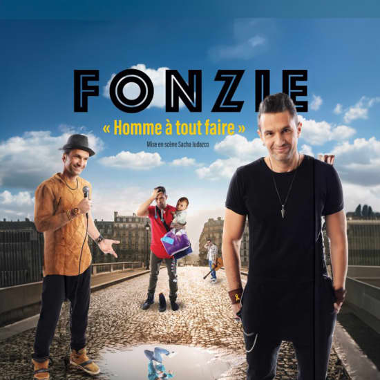 Couverture officielle de l'événement Fonzie dans 'Homme à tout faire' au théâtre BO Saint-Martin