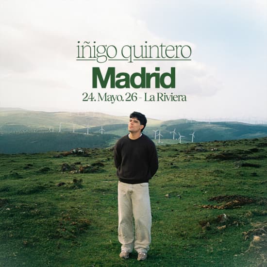 Official cover of the event Concierto de Iñigo Quintero en La Riviera