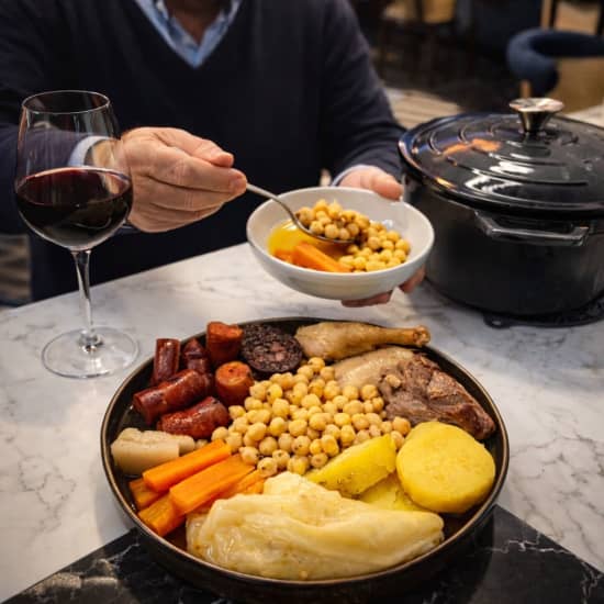 Cartel oficial del evento Menú de Cocido Madrileño en La Catorce