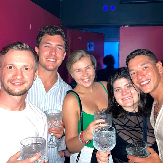 Cartaz oficial do evento MADRID PUB CRAWL: FREE SHOTS, VIP CLUB ENTRY & PARTY GUIDE