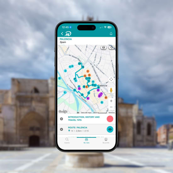 Cartel oficial del evento TOP Palencia: Visita Guiada con tu móvil