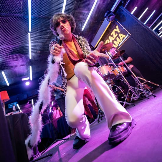 Cartel oficial del evento CENA CON LOS ROLLING STONES EN BULE BULE