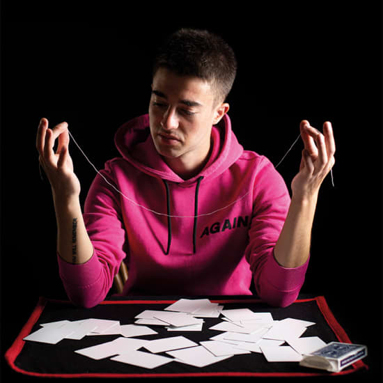 Cartel oficial del evento Magia de Cerca: Eneko Gutierrez en La Escalera de Jacob