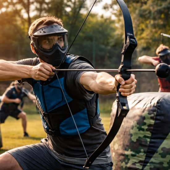 Cartaz oficial do evento Archery Tag