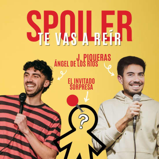 Cartaz oficial do evento SPOILER: te vas a reír