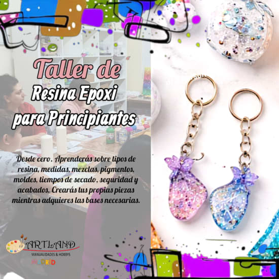 Official cover of the event Taller de Resina para Principiantes