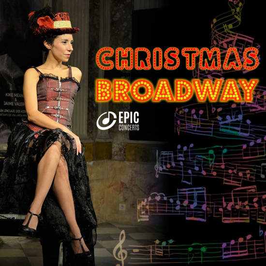 Cartel oficial del evento Christmas Broadway