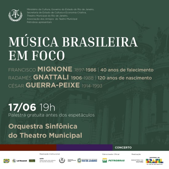Offizielles Cover des Events Concerto "Música Brasileira em Foco”