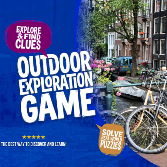 Cartel oficial del evento Highlights of Amsterdam: Outdoorspeurtocht in de Jordaan