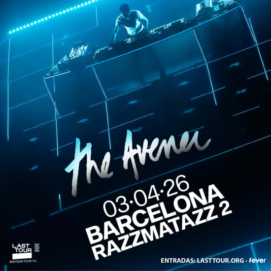 Cartaz oficial do evento THE AVENER en sala Razzmatazz 2, BARCELONA 2026