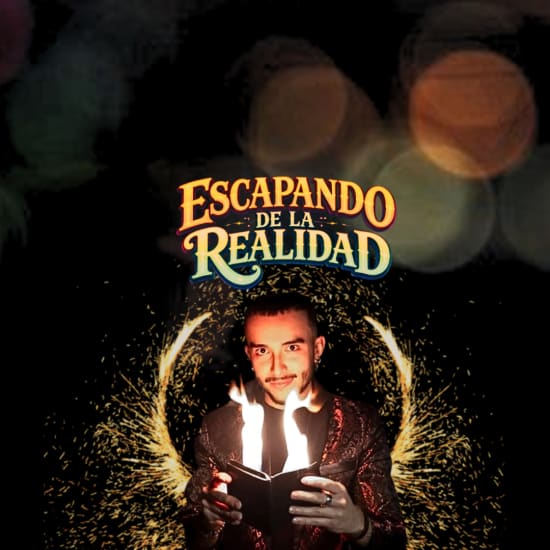 Cartel oficial del evento Escapando de la realidad - Magia con Anibal Animag