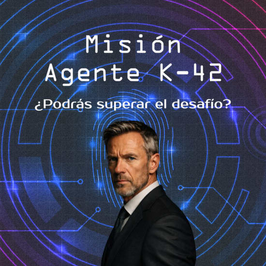 Cartaz oficial do evento Misión Agente K-42