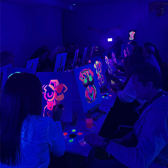 Cartel oficial del evento Art & Wine