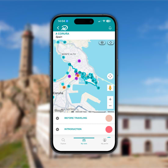Cartel oficial del evento TOP A Coruña: Visita Guiada privada con tu móvil
