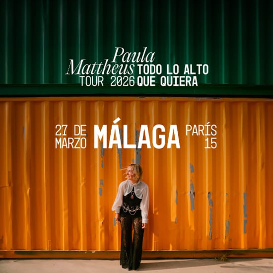 Official cover of the event Paula Mattheus en Málaga