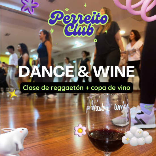 Official cover of the event Clase de reggaetón + copa de vino: Perreito Club