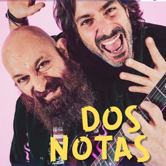 Cartaz oficial do evento Dos notas en la noche: impro musical en La Escalera de Jacob
