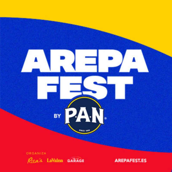 Cartaz oficial do evento Arepa Fest by Rita's