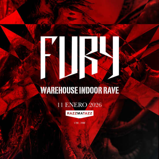 Official cover of the event Fury Festival pres. Warehouse Indoor Rave en Razzmatazz