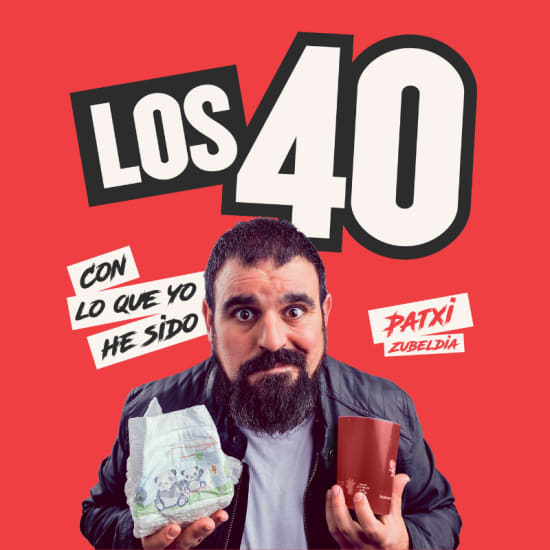 Cartel oficial del evento Los 40: con lo que yo he sido