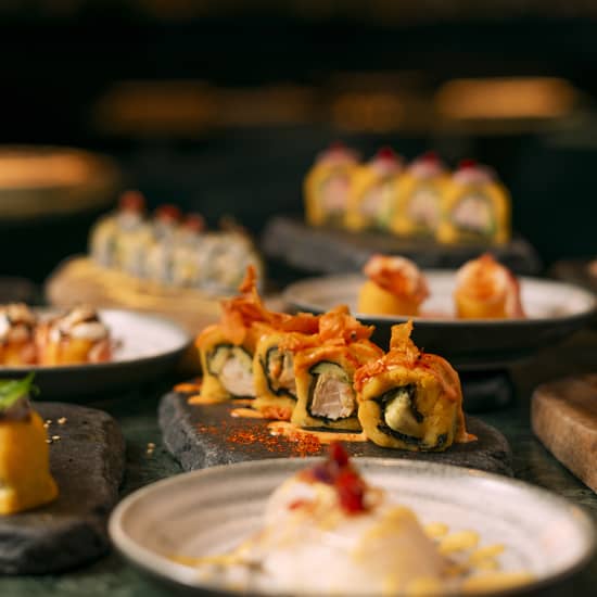 Cartel oficial del evento Menú ejecutivo largo en Issei