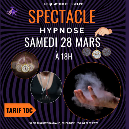 Couverture officielle de l'événement Spectacle d'hypnose
