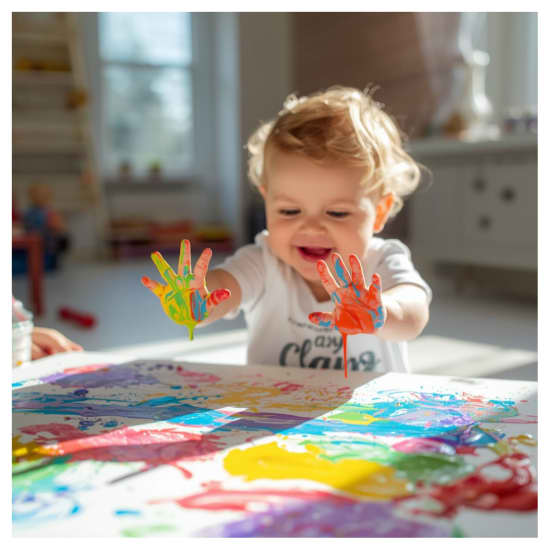 Cartaz oficial do evento Arte en pañales en Mistura Espacio Creativo