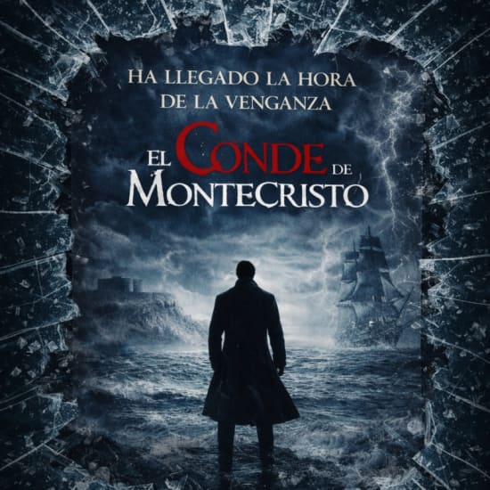 Cartel oficial del evento El Conde Montecristo en el Teatro Victoria