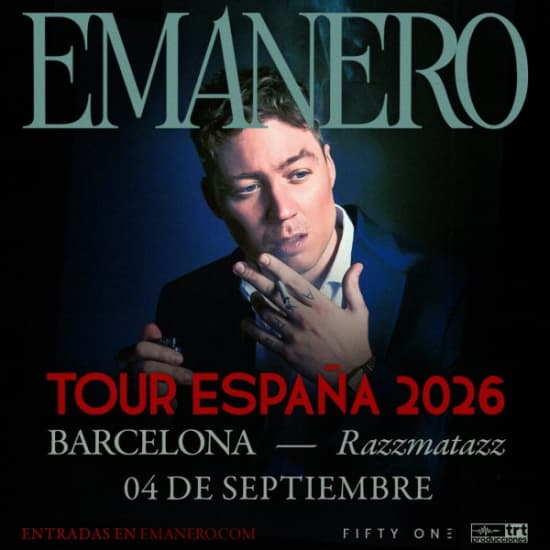 Official cover of the event EMANERO TOUR 2026 en Barcelona (Razzmatazz)