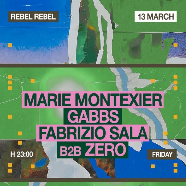 Official cover of the event 13|03|2026 RR pres MARIE MONTEXIER & GABBS at Cieloterra