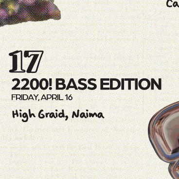 Officiële cover van het evenement 2200! BASS EDITION