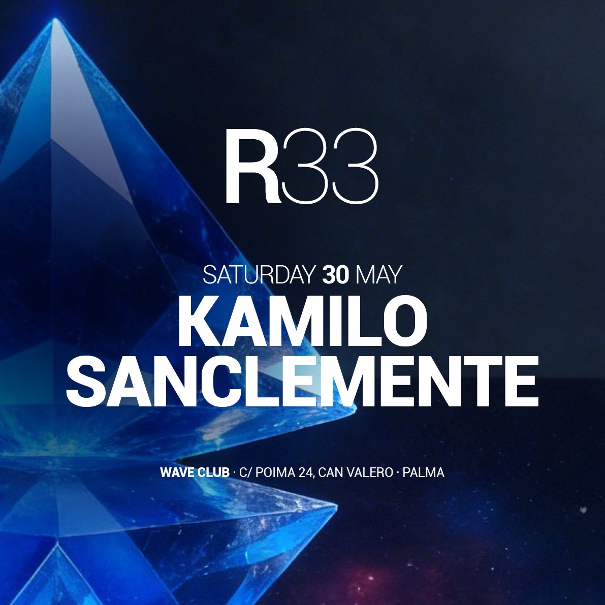 Official cover of the event 9° ANIVERSARIO R33 - KAMILO SANCLEMENTE