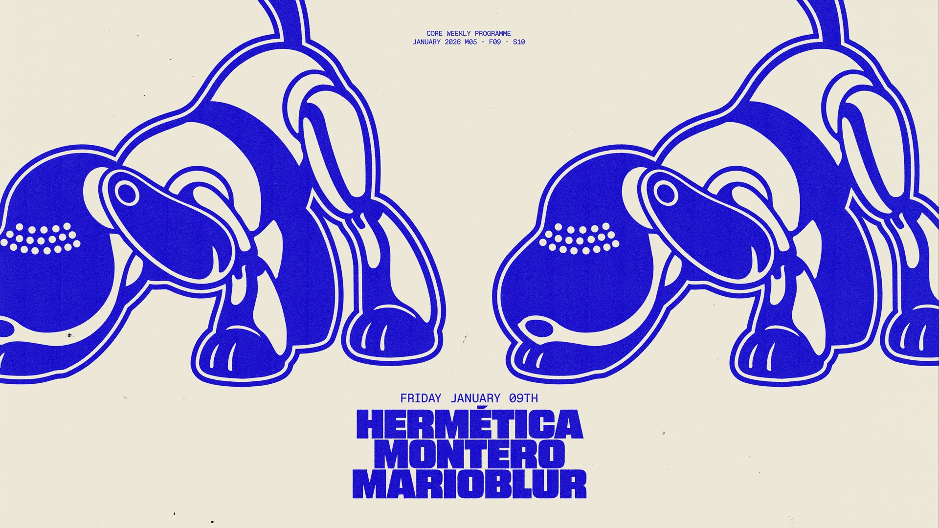 Cartaz oficial do evento A.L.T. Showcase w/ Hermética + Montero + Marioblur