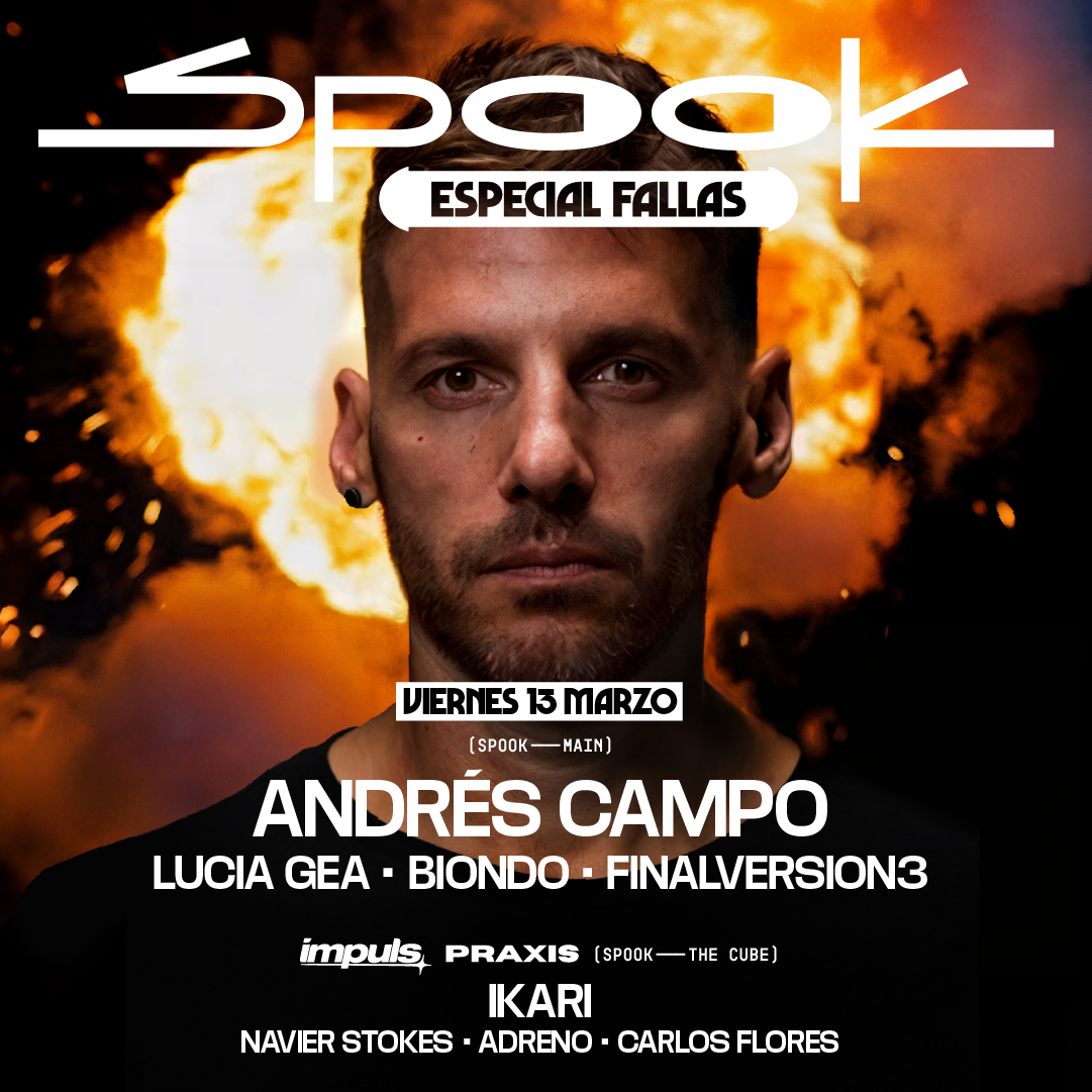 Cartaz oficial do evento Andres Campo / Impuls x Praxis w/ Ikari