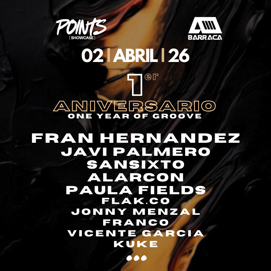 Cartaz oficial do evento Barraca x Points | Primer Aniversario
