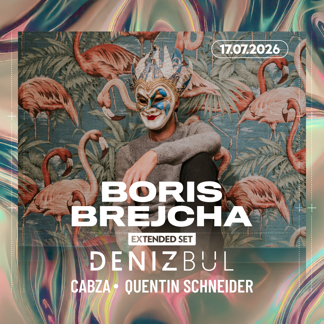 Cartaz oficial do evento BORIS BREJCHA EXTENDED SET x PONEY CLUB 2026